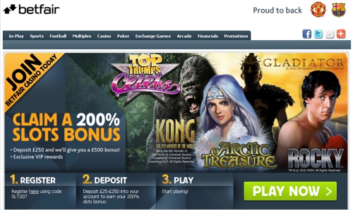 betfair casino download