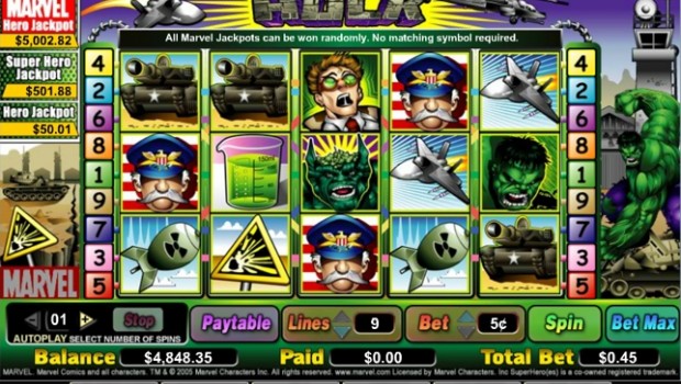 Hulk Slot Machine Free