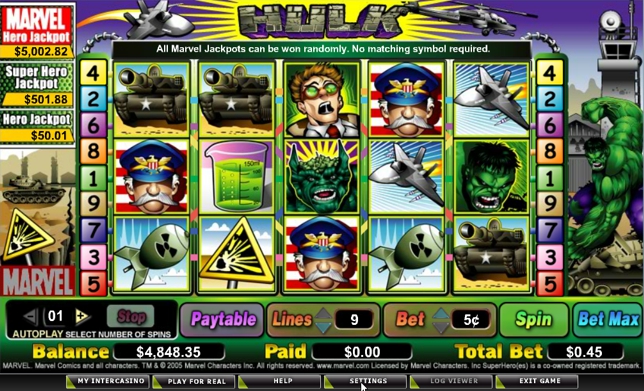 Hulk Slot Machine