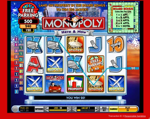 Monopoly Here and Now Slot Game