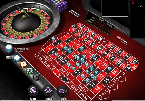 Online European Roulette Table