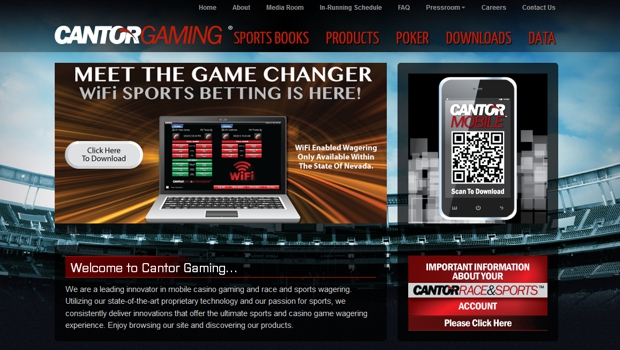 Cantor Gaming Website