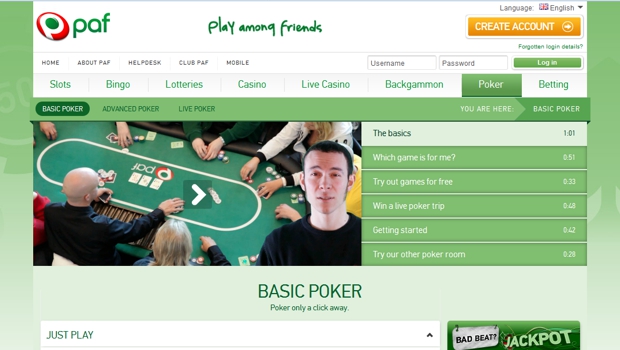 paf Poker Website