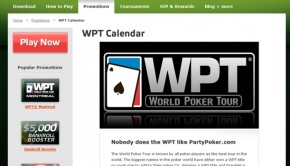 Party Poker WPT Website