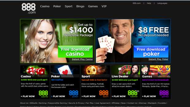 888 Casino Website