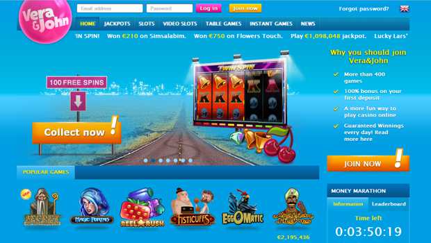 Vera & John Casino Website