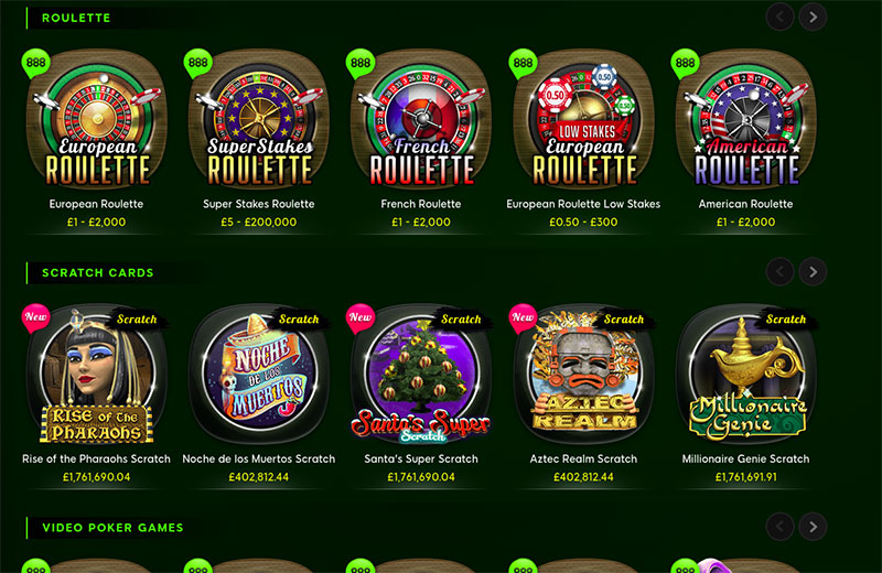 best slots on 888 casino