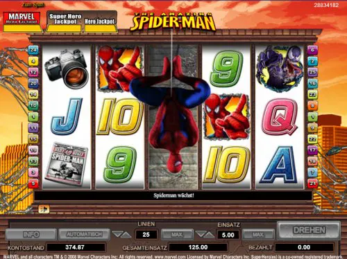 The Amazing Spider-Man Video Slot